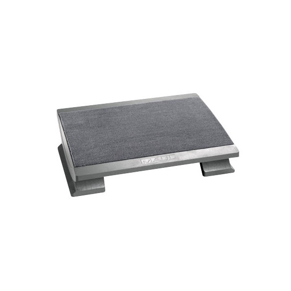 4002390011792 - MAUL Fußstütze ergonomisch Stellfläche BxT 450 x 390 mm mit Teppichbelag grau