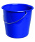 Eimer 5 Liter blau Kunststoff mit Metallbügel