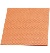 Schwammtuch für Küche/Bad feucht orange 18 x 20 cm 10 Stück