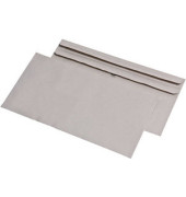 Briefumschläge Kompakt ohne Fenster selbstklebend 75g grau Recycling