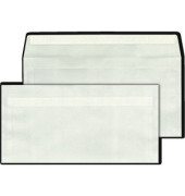 Briefumschläge 210011 Din Lang ohne Fenster haftklebend 80g transparent 