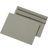 Briefumschläge C6 ohne Fenster selbstklebend 75g grau Recycling