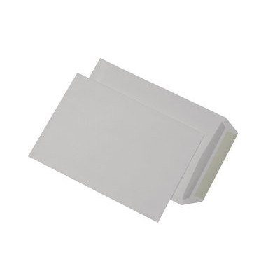 Versandtaschen 30006887, C5, ohne Fenster, nassklebend, 90g, weiß