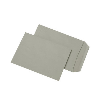 Versandtaschen 30006899, C5, ohne Fenster, nassklebend, 80g, grau