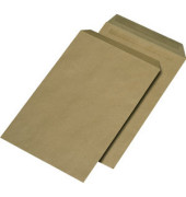Versandtaschen 30005410, C4, ohne Fenster, selbstklebend, 110g, braun