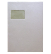 Versandtaschen 30005518, C4, mit Fenster, selbstklebend, 100g, weiß