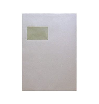 Versandtaschen 30005518, C4, mit Fenster, selbstklebend, 100g, weiß