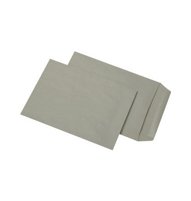Versandtaschen 30005455, C4, ohne Fenster, nassklebend, 90g, grau