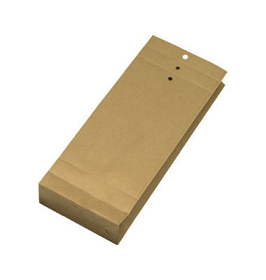 Musterbeutel geri./gelo.120g braun 100x245x40mm