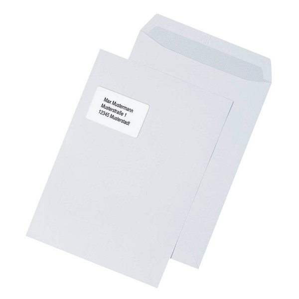 4011839311881 - Versandtaschen 30022375 C4 mit Fenster haftklebend 100g weiß 4011839311881 100 Stück