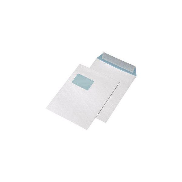 5x 10Stk Mailpack® Versandtaschen C4 Haftklebend weiß Fenster 50 