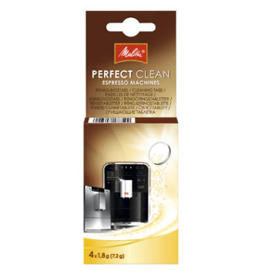Reinigungstabs Perfect Clean für Espressomaschinen/Kaffeevollautomaten Packung Reinigungstabs Perfect Clean für Espressomaschinen/Kaffeevollautomaten Packung