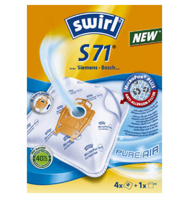 Staubsaugerbeutel S 71 MicroPor Plus AirSpace + 1 Filter