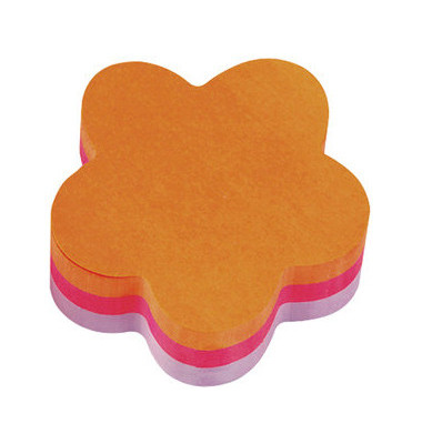 Haftnotitzblock neon Blume 70 x 70mm 225 Bl Haftnotitzblock neon Blume 70 x 70mm 225 Bl
