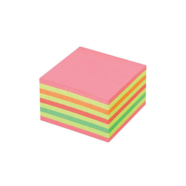 4001895871368 - Haftnotizwürfel ® 76 x 45 x 76 mm (B x H x T) guavapink neongelb vitalorange powerpink limonengrün 450 Bl