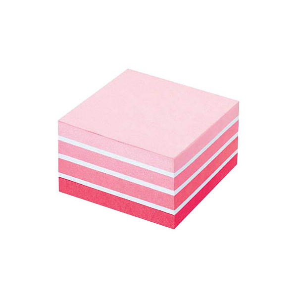 4001895871351 - Haftnotizen 2028P Notes 76x76mm pink rosa orange weiss quadratisch 4001895871351 450 Blatt