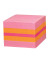 Haftnotizen 2051-P, Mini, 51x51mm, farbig sortiert (orange/pink gelb), quadratisch