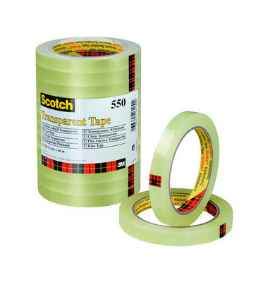 Klebeband 550 12mm x 66m transparent Klebeband 550 12mm x 66m transparent