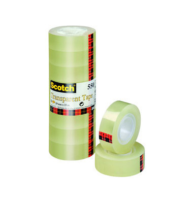 Klebeband 550 5501933, 19mm x 33m, transparent