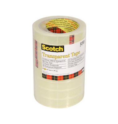 Klebeband 550 5501966, 19mm x 66m, transparent