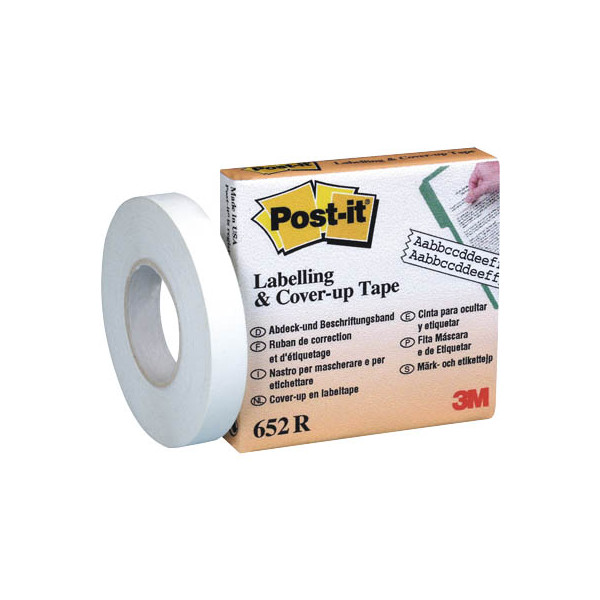 3134375201964 - Korrekturband 84 mm ® 84 mm x 177 m (b x l) wieder ablösbar weiß - Post-it 3134375201964 - Korrekturband 84 mm ® 84 mm x 177 m (b x l) wieder ablösbar weiß - Post-it