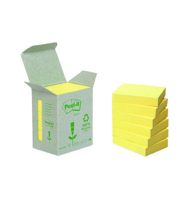 Haftnotizen 6531B, XL-Notes, 38x51mm, gelb, rechteckig