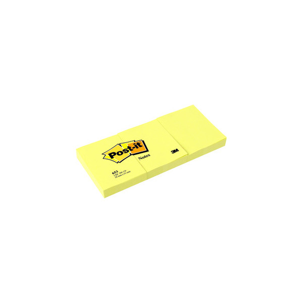 3134375014007 - Haftnotizen 51 x 38mm gelb 3134375014007 653 3 Stück 3134375014007 - Haftnotizen 51 x 38mm gelb 3134375014007 653 3 Stück