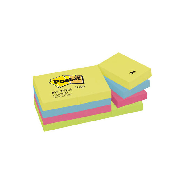 4046719505593 - Haftnotizen 653-TFEN Notes Energetic Collection 51x38mm 4-farbig sortiert rechteckig 4046719505593 12 Stück