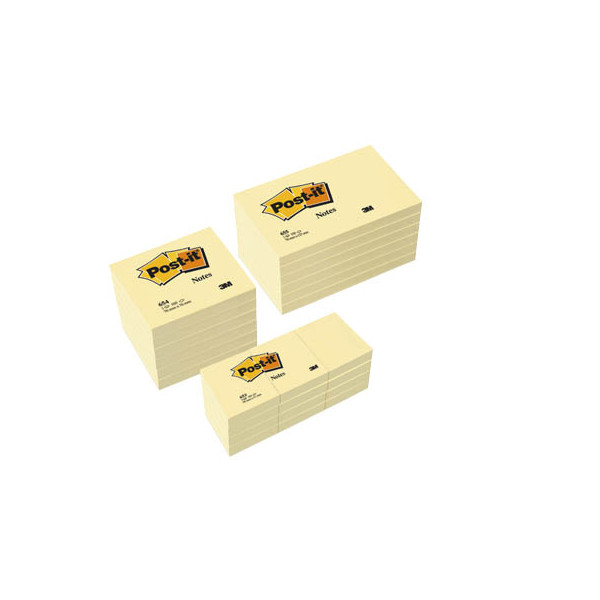 4046719274185 - 12 + 12 GRATIS Notes Haftnotizen-Set Standard 654655P gelb 12 Blöcke + GRATIS 12 Blöcke 12 Blöcke Haftnotizen 51 x 38 cm