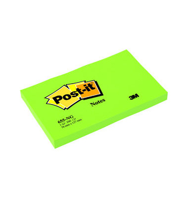 Haftnotizen 100 Bl. neongrün 127 x 76mm Haftnotizen 100 Bl. neongrün 127 x 76mm