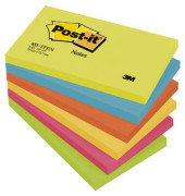 Haftnotizen 655-TFEN, Notes Energetic Collection, 127x76mm, 5-farbig sortiert (ultragelb/neonorange/ultrapink/neongr&uuml;n/ultrablau