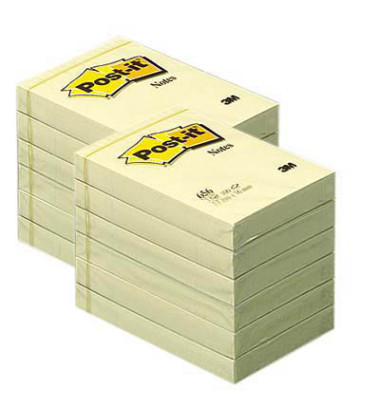 Haftnotizen 656, Notes, 51x76mm, gelb, rechteckig