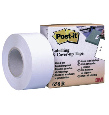 Korrekturband 658R wei&szlig;, 25mm x 17,7m, nachf&uuml;llbar, in Karton