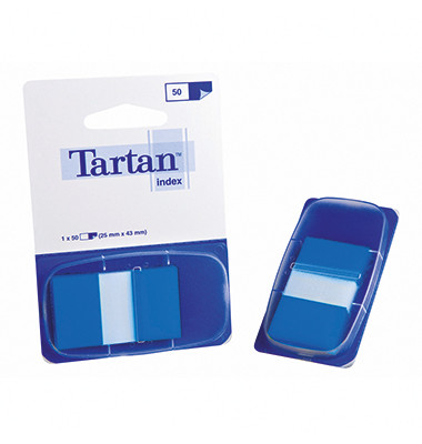 Index Haftstreifen blau 25x43mm