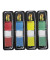 Haftmarker 683-4, Index Mini, 11,9x43,2mm, 4-farbig sortiert, ohne, Z-Notes, rechteckig