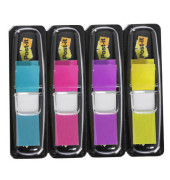 Haftmarker 683-4AB, Index Mini, 11,9x43,2mm, 4-farbig sortiert, ohne, Z-Notes, rechteckig