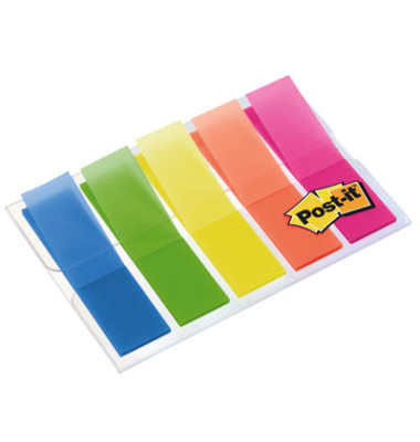 Haftmarker 683HF5, Mini, 11,9x43,2mm, 5-farbig sortiert, ohne, Z-Notes, rechteckig
