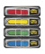 Haftmarker 684-ARR3, Index Mini, 12,7x43,2mm, 4-farbig sortiert, ohne, Z-Notes, Pfeil