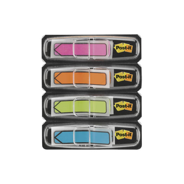 0021200508790 - Haftmarker 684-ARR4 Index Mini 127x432mm 4-farbig sortiert ohne Z-Notes Pfeil 0021200508790 4 Stück