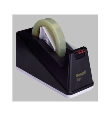 Tischabroller C10 bis 25mm x 66m leer schwarz Tischabroller C10 bis 25mm x 66m leer schwarz