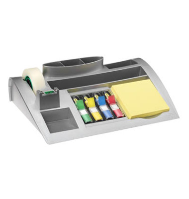 Schreibtischorganizer gefüllt silber Schreibtischorganizer gefüllt silber