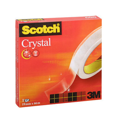 Klebeband Crystal Clear 600 19mm x 66m transparent