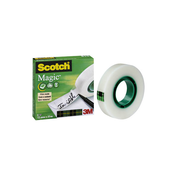 3134375005241 - Liderpapel - Scotch Scotch® Magic™ 810 M8101233 Klebeband Scotch® Magic™ 810 Transparent (l x b) 33 m x 12 mm 1 s