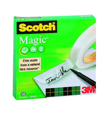 Klebeband Magic Tape 810 19mm x 66m transparent