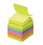 Haftnotizen R330NR, Z-Notes, 76x76mm, 6-farbig sortiert, quadratisch