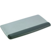 Gel-Handgelenkauflage für Tastatur grau/schwarz metallic