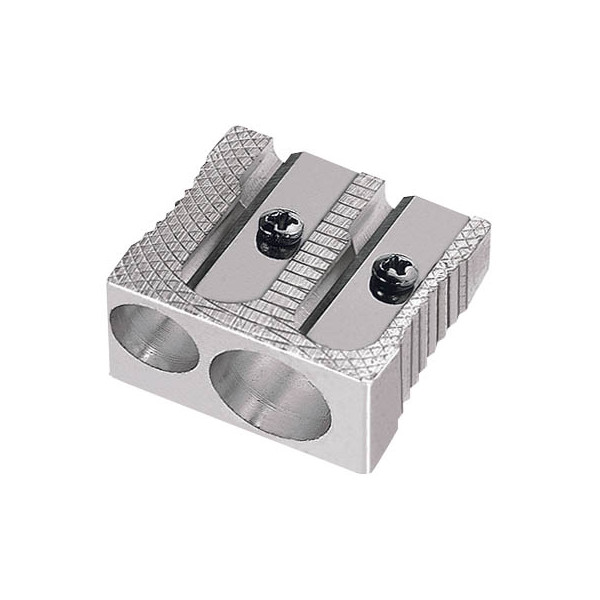 4004627012015 - Metallspitzer  mit Behälter Keilform silber  4004627012015 M+R