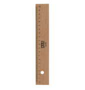 Holz-Lineal 719200000 braun 20cm mit Tuschekante