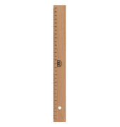 Holz-Lineal 719300000 braun 30cm mit Tuschekante