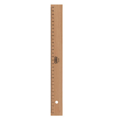 Holz-Lineal 719300000 braun 30cm mit Tuschekante